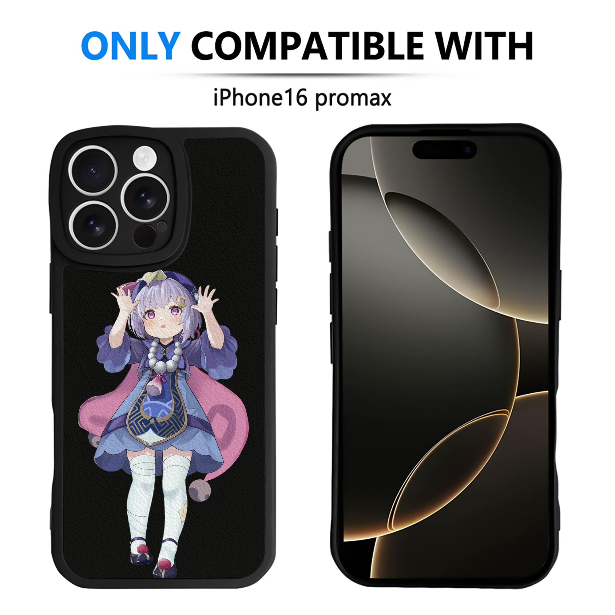 げんし神 七七 なな  genshin Nana 【iPhone 16シリーズ対応】シリコンスマホケース（レザー調） 材質：シリコン
